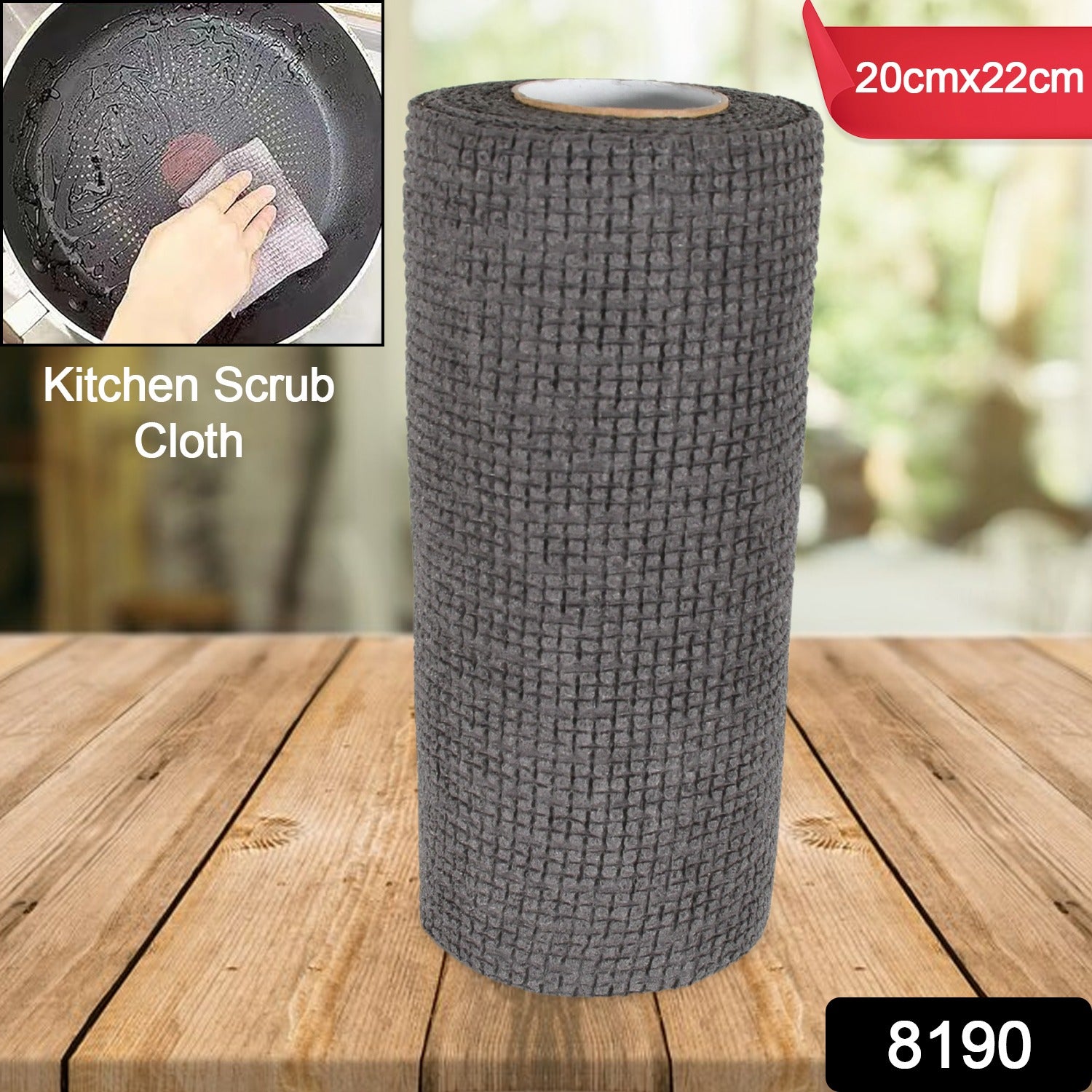 Durable Microfiber Kitchen Scrub Cloth – Wear-Resistant & Multipurpose Cleaning Cloth (20×22cm, 1 Pc) Durable Microfiber Kitchen Scrub Cloth – Wear-Resistant & Multipurpose Cleaning Cloth (20×22cm, 1 Pc)
